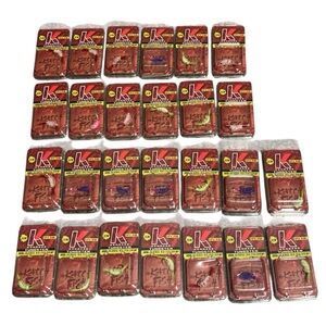 Kenders Tungsten Akua Red Eye Glow Shrimp Jigs 26 Total All 1/32 oz #8 Hook